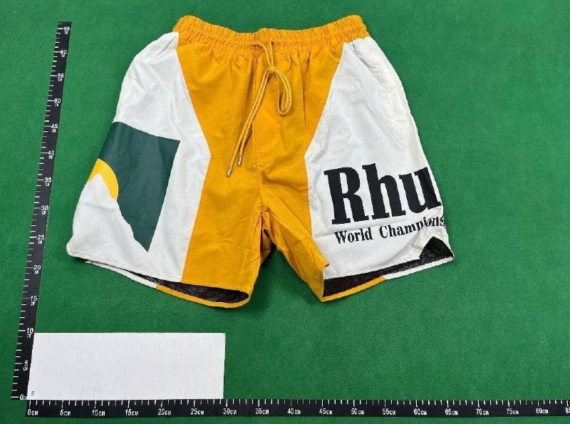 RHUDE PIQUE SHORT men Sport & Team Shorts -8