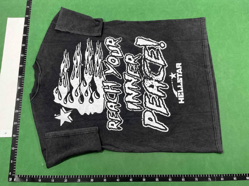 Hellstar Studios Inner Peace Shirt Faded Black  -1