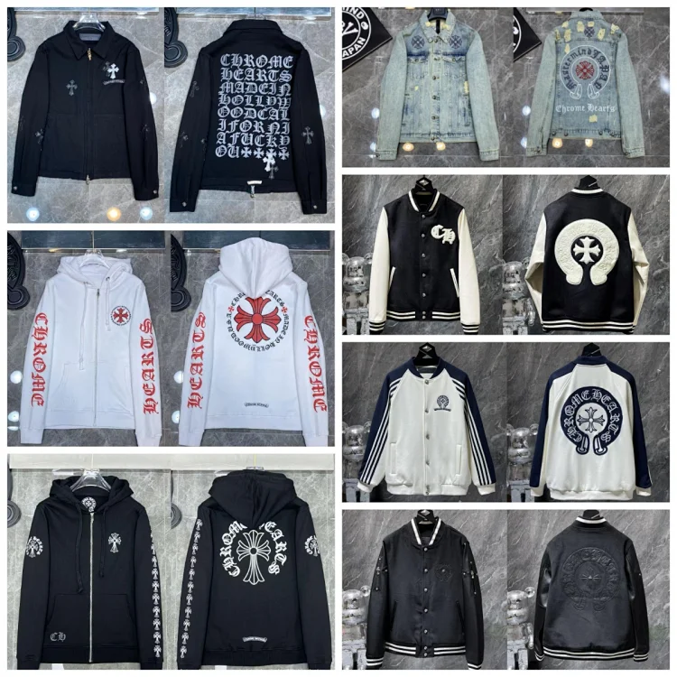 Chrome Hearts Black Jacket and