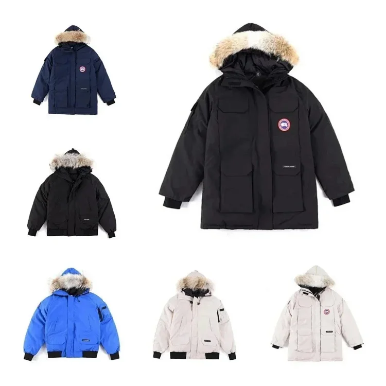 Canada Goose Black Fur Hooded 