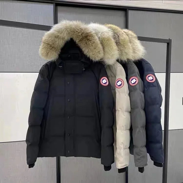 Canada Goose Black Fur Hooded 